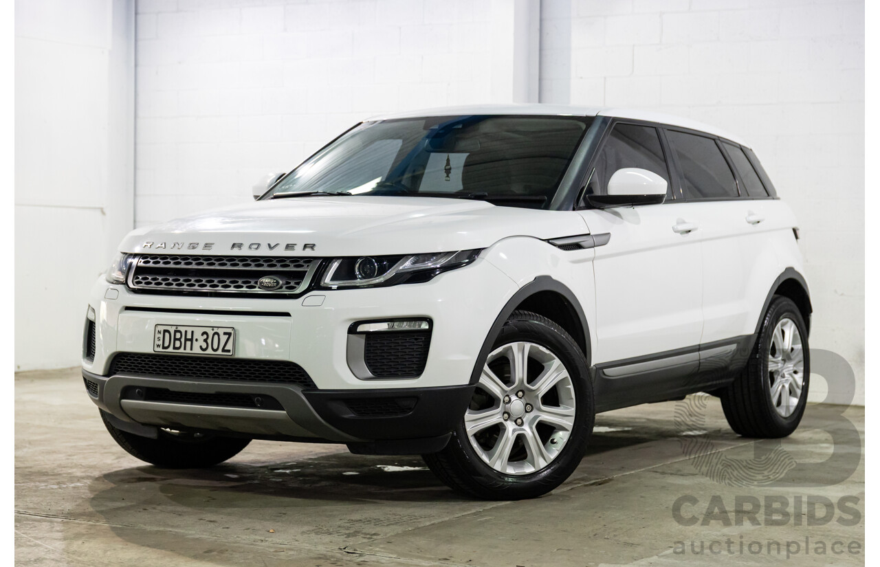 10/2015 Range Rover Evoque Td4 180 SE AWD LV MY16 5D Wagon Fuji White 2.0L