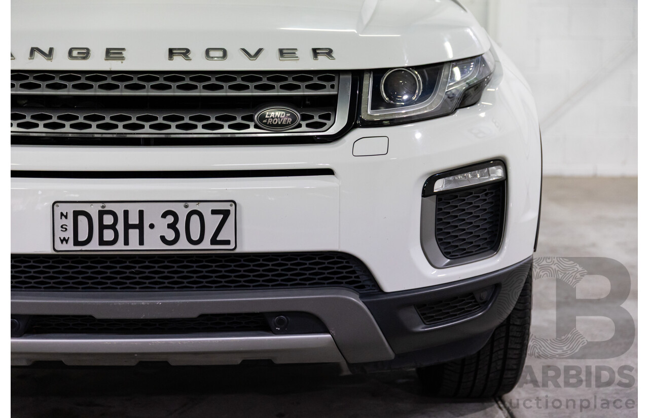 10/2015 Range Rover Evoque Td4 180 SE AWD LV MY16 5D Wagon Fuji White 2.0L