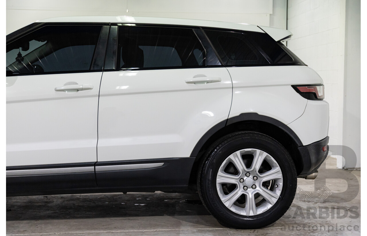 10/2015 Range Rover Evoque Td4 180 SE AWD LV MY16 5D Wagon Fuji White 2.0L