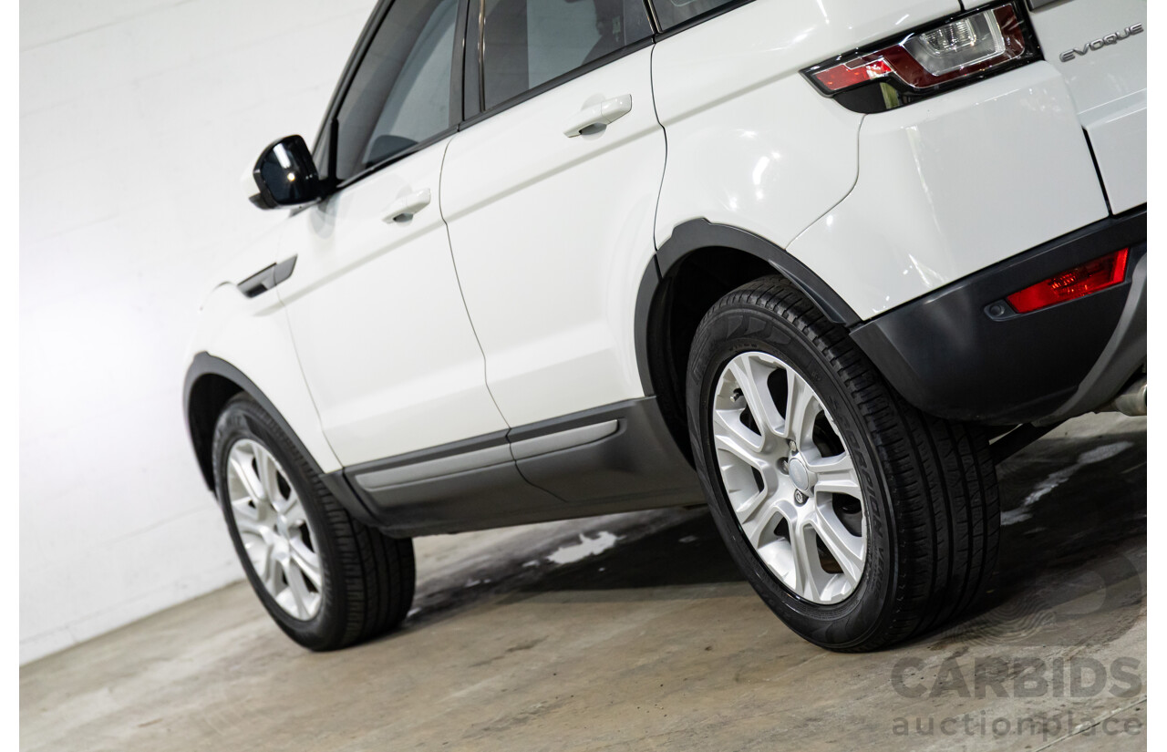 10/2015 Range Rover Evoque Td4 180 SE AWD LV MY16 5D Wagon Fuji White 2.0L