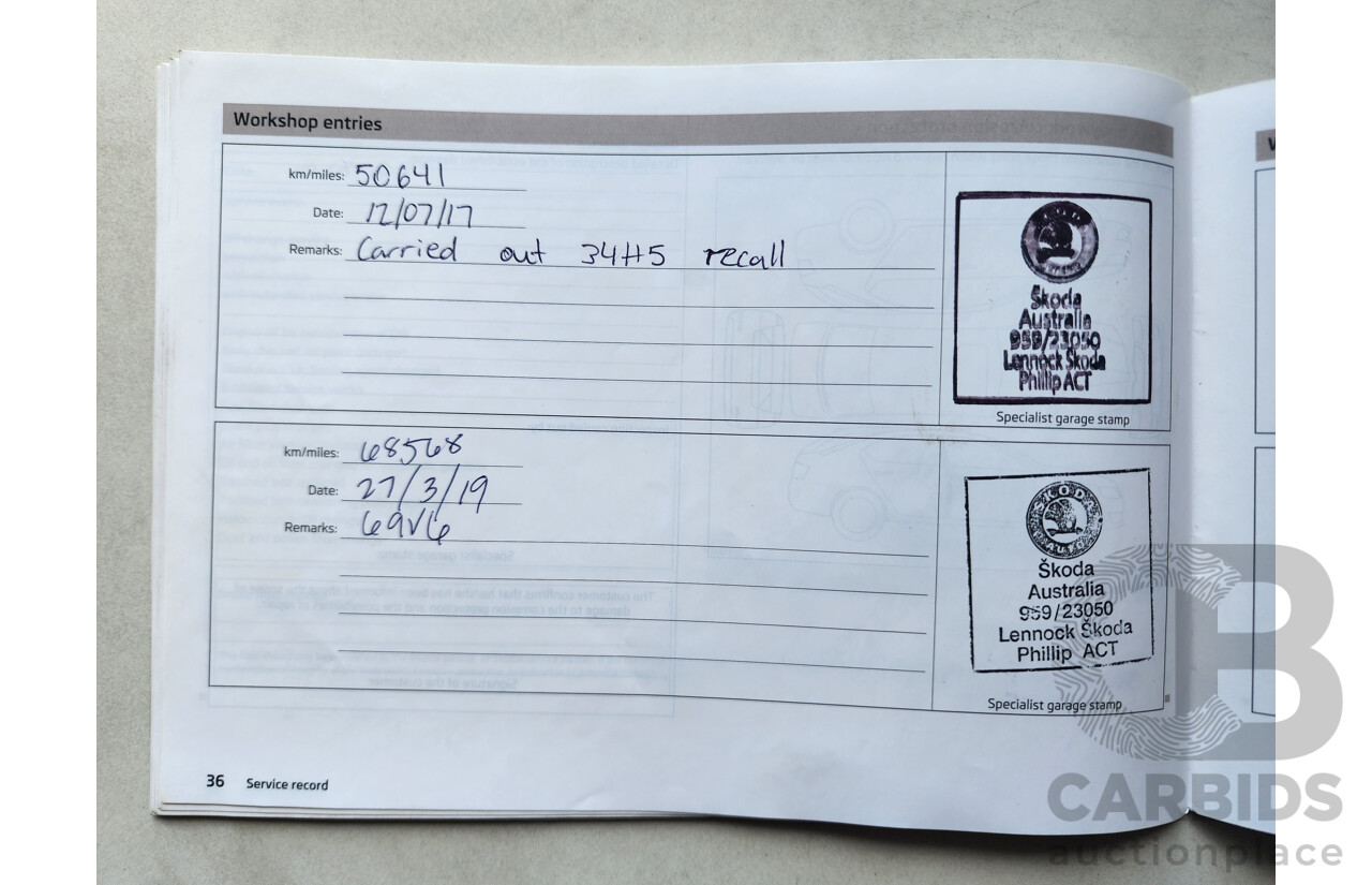 1/2014 Skoda Octavia 132 TSI Elegance NE 5d Hatchback White 1.8L