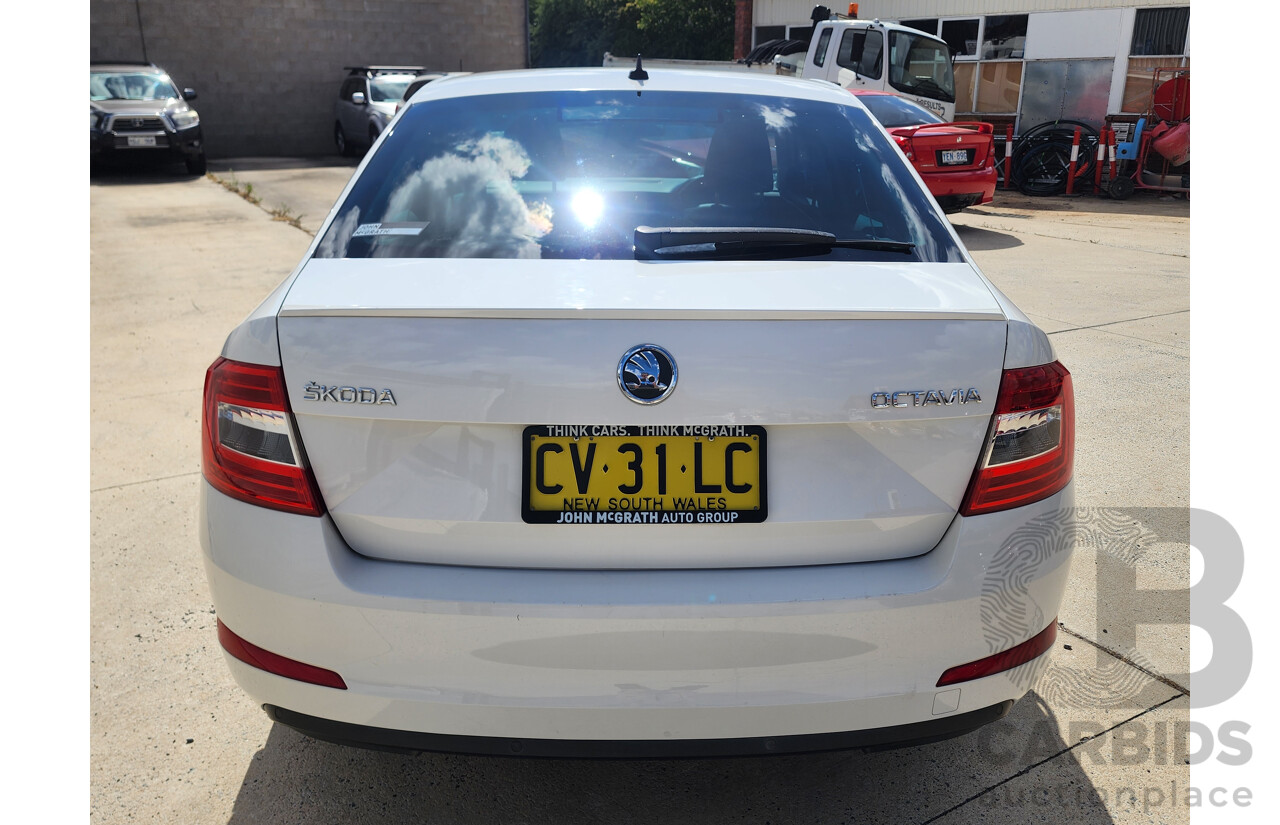 1/2014 Skoda Octavia 132 TSI Elegance NE 5d Hatchback White 1.8L