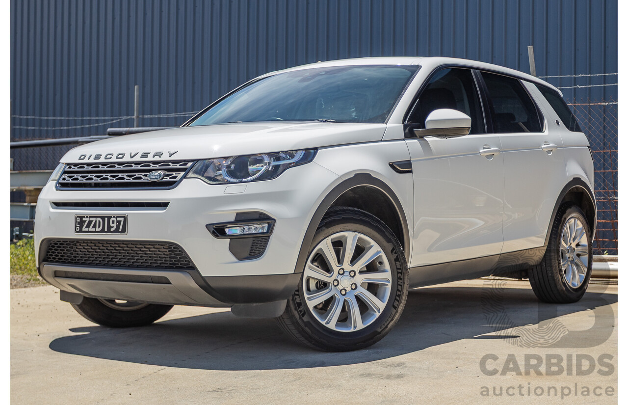 5/2015 Land Rover Discovery Sport SD4 SE (AWD) LC MY16.5 4D Wagon Fuji White Turbo Diesel 2.2L