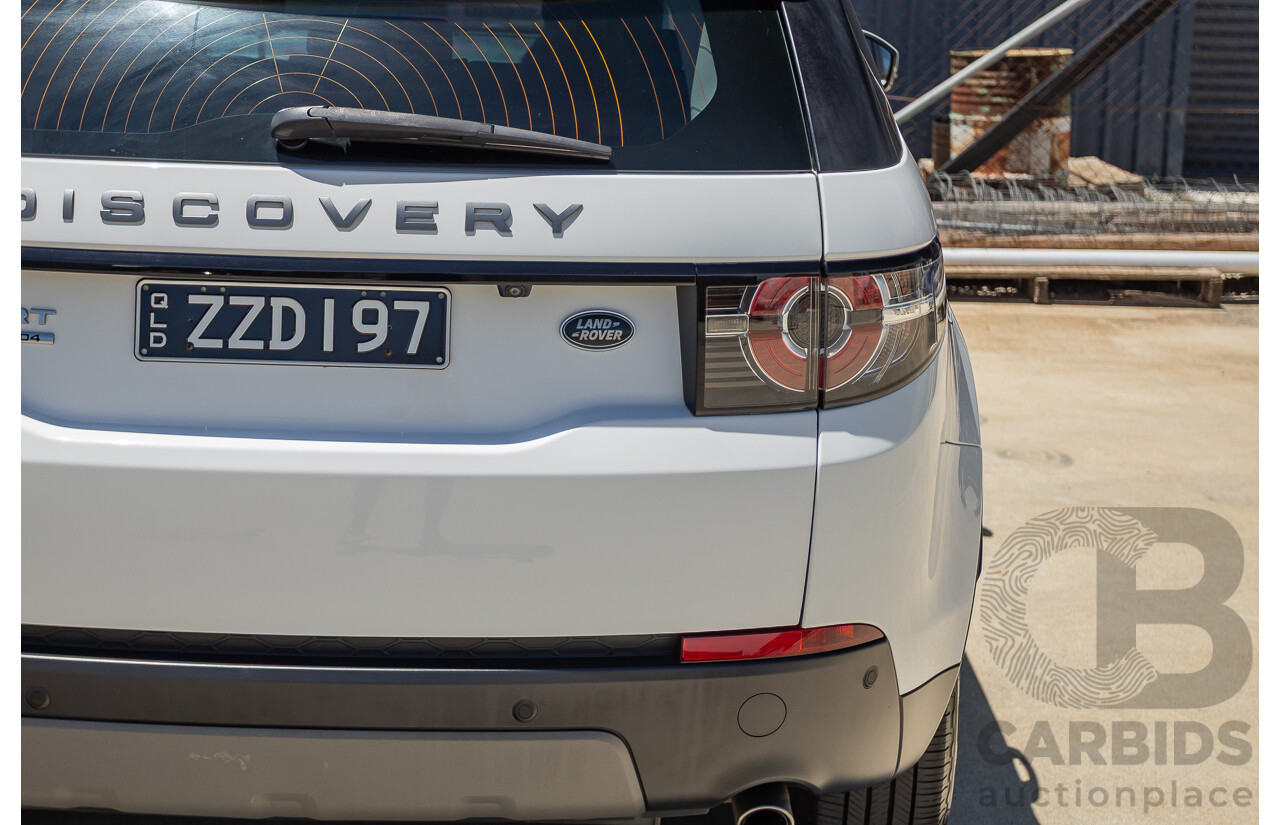5/2015 Land Rover Discovery Sport SD4 SE (AWD) LC MY16.5 4D Wagon Fuji White Turbo Diesel 2.2L