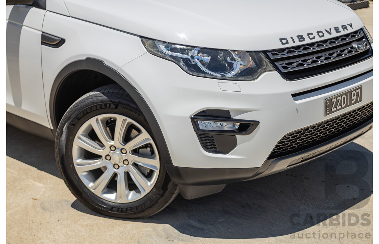 5/2015 Land Rover Discovery Sport SD4 SE (AWD) LC MY16.5 4D Wagon Fuji White Turbo Diesel 2.2L
