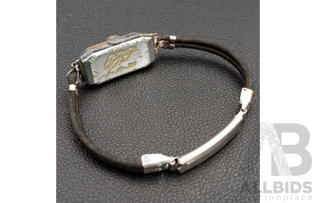 Ladies Unmarked Vintage Swiss Made Watch. 1920s - 1930s Era