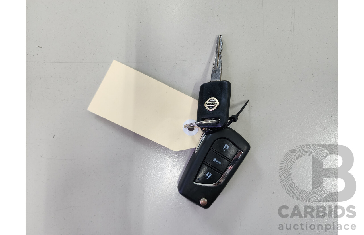 2/2009 Nissan Navara RX (4x4) D40 Dual Cab P/Up White 2.5L