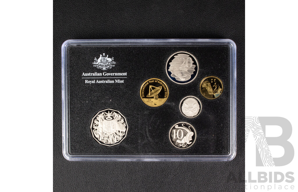 Australian RAM 2009 Six Proof Coin Set, International Year of Astronomy