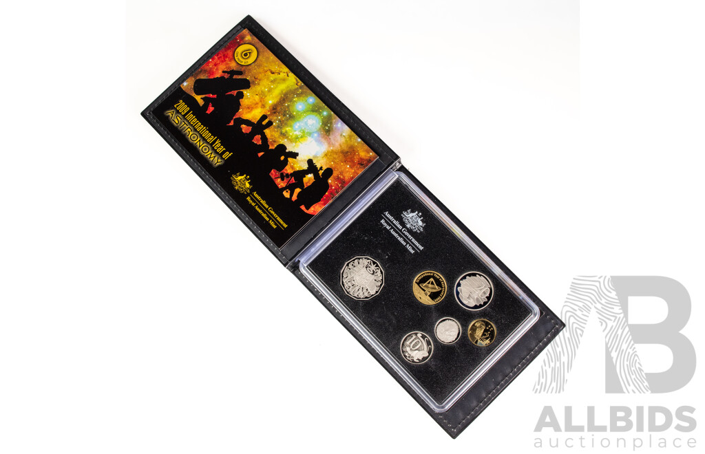 Australian RAM 2009 Six Proof Coin Set, International Year of Astronomy