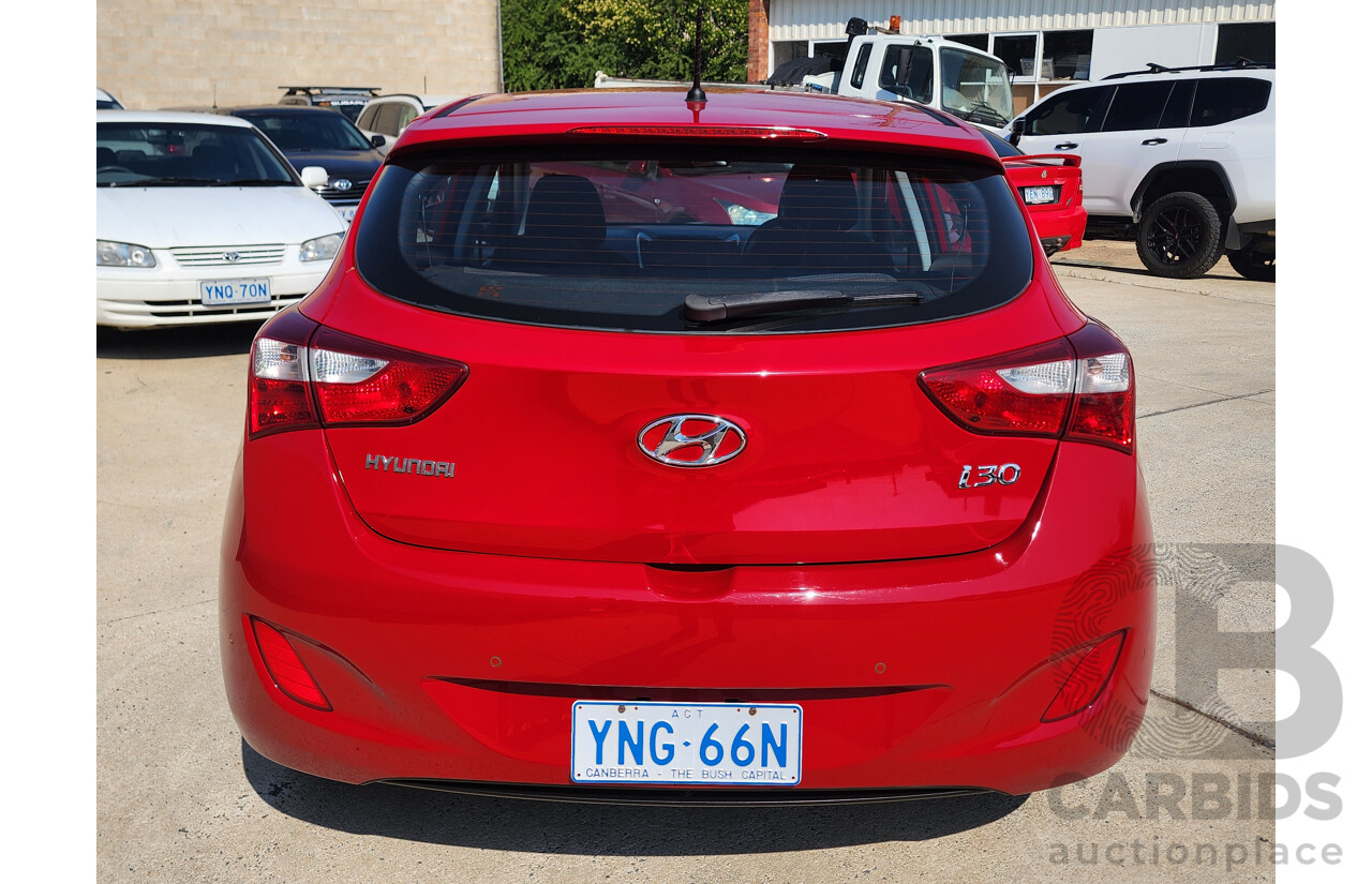 10/2012 Hyundai i30 Active GD MY12 5d Hatchback Red 1.8L
