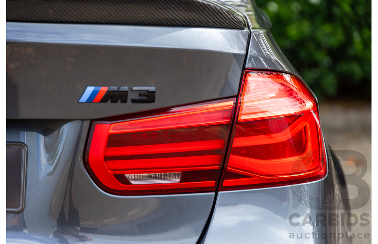 10/2018 BMW M3 Competition (RWD) F80 MY18 4d Sedan Sparkling Graphite Metallic Twin Turbo 3.0L