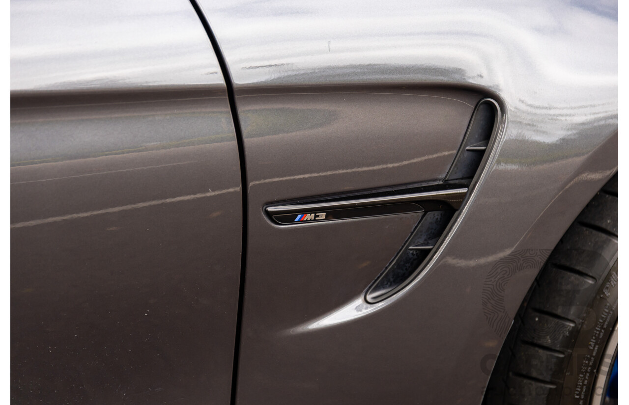 10/2018 BMW M3 Competition (RWD) F80 MY18 4d Sedan Sparkling Graphite Metallic Twin Turbo 3.0L