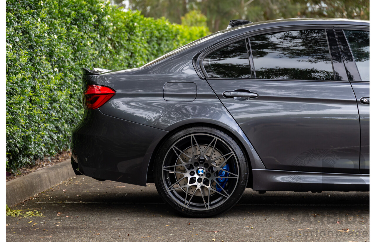 10/2018 BMW M3 Competition (RWD) F80 MY18 4d Sedan Sparkling Graphite Metallic Twin Turbo 3.0L