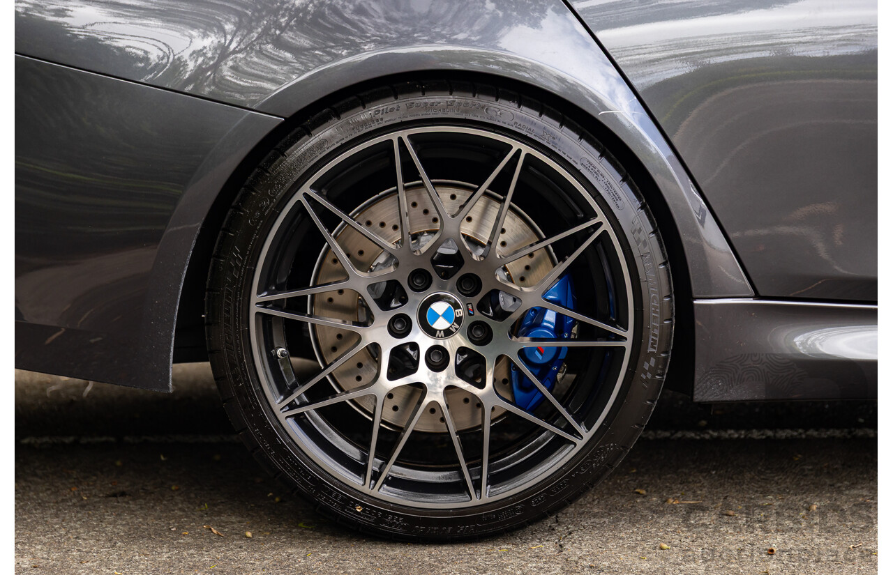 10/2018 BMW M3 Competition (RWD) F80 MY18 4d Sedan Sparkling Graphite Metallic Twin Turbo 3.0L