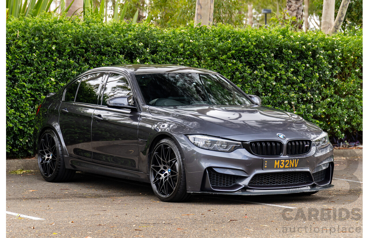 10/2018 BMW M3 Competition (RWD) F80 MY18 4d Sedan Sparkling Graphite Metallic Twin Turbo 3.0L