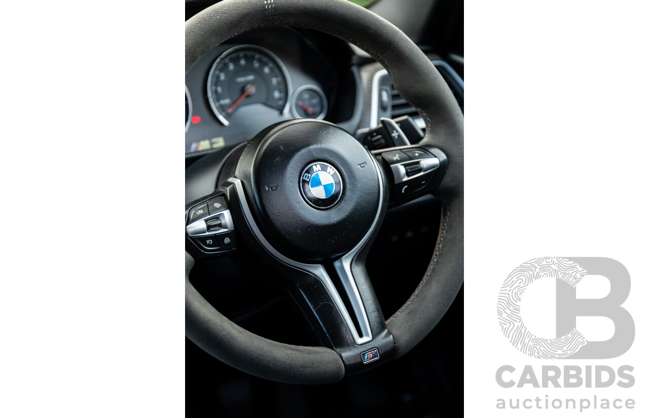 10/2018 BMW M3 Competition (RWD) F80 MY18 4d Sedan Sparkling Graphite Metallic Twin Turbo 3.0L
