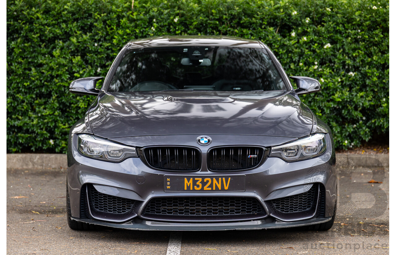 10/2018 BMW M3 Competition (RWD) F80 MY18 4d Sedan Sparkling Graphite Metallic Twin Turbo 3.0L