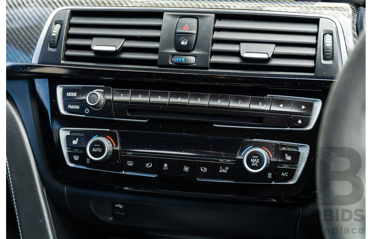 10/2018 BMW M3 Competition (RWD) F80 MY18 4d Sedan Sparkling Graphite Metallic Twin Turbo 3.0L