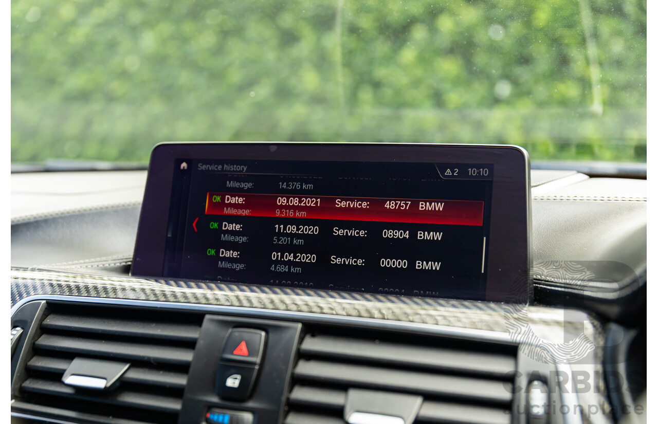 10/2018 BMW M3 Competition (RWD) F80 MY18 4d Sedan Sparkling Graphite Metallic Twin Turbo 3.0L