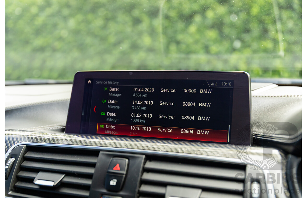 10/2018 BMW M3 Competition (RWD) F80 MY18 4d Sedan Sparkling Graphite Metallic Twin Turbo 3.0L