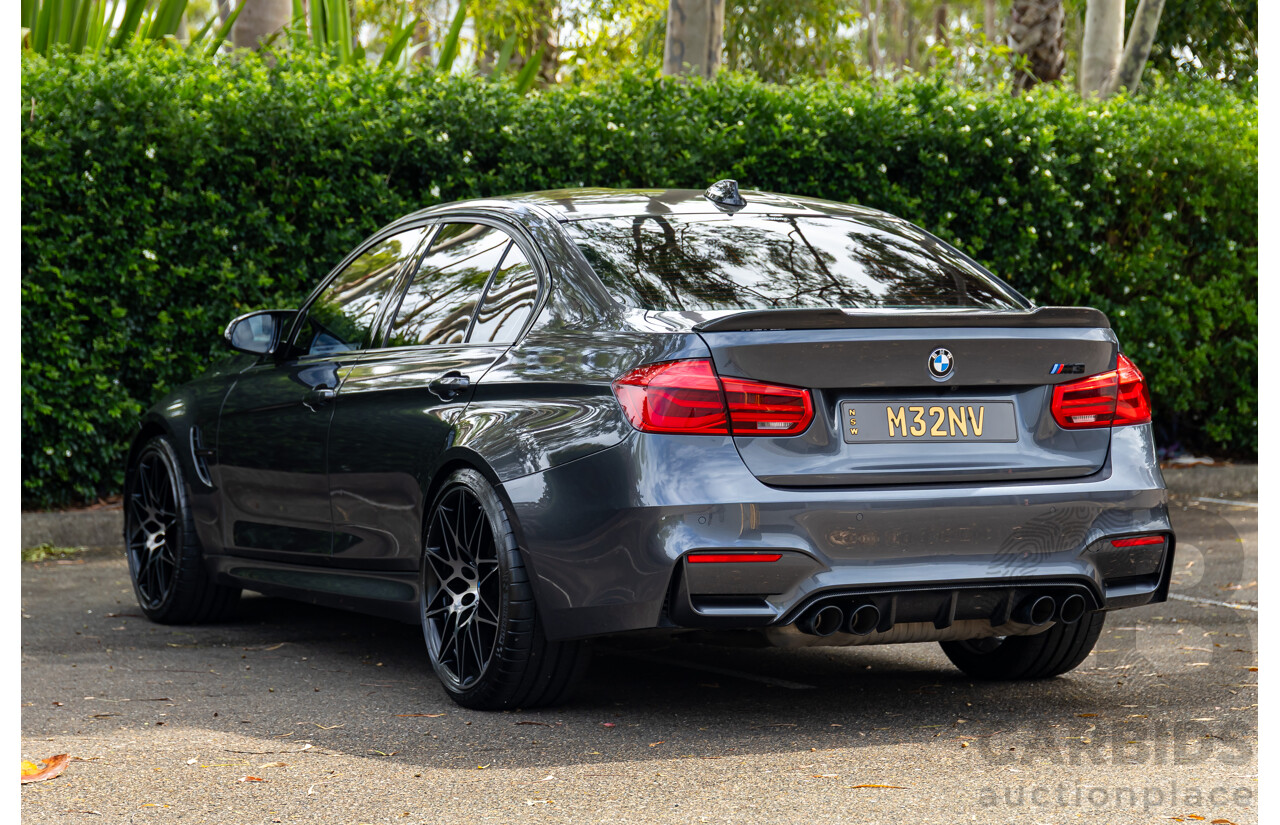 10/2018 BMW M3 Competition (RWD) F80 MY18 4d Sedan Sparkling Graphite Metallic Twin Turbo 3.0L