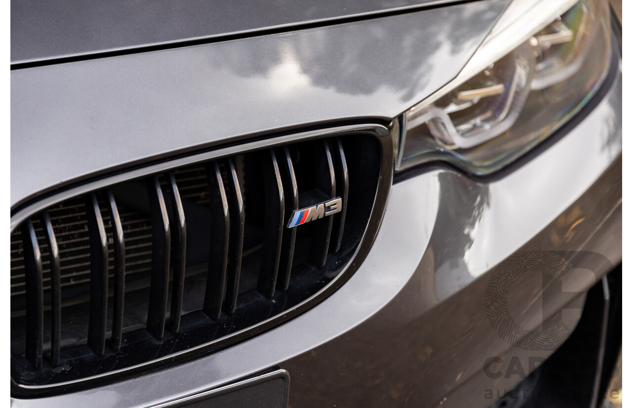 10/2018 BMW M3 Competition (RWD) F80 MY18 4d Sedan Sparkling Graphite Metallic Twin Turbo 3.0L