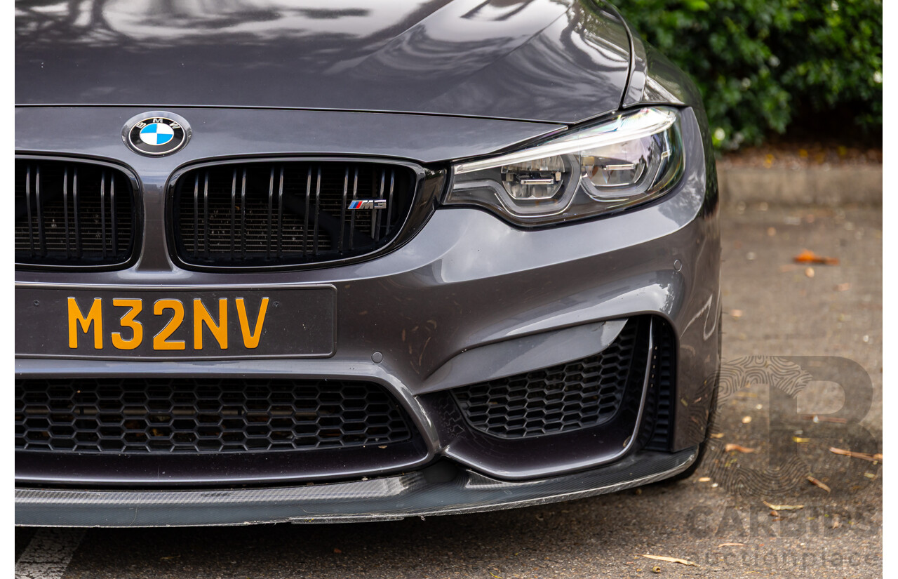 10/2018 BMW M3 Competition (RWD) F80 MY18 4d Sedan Sparkling Graphite Metallic Twin Turbo 3.0L