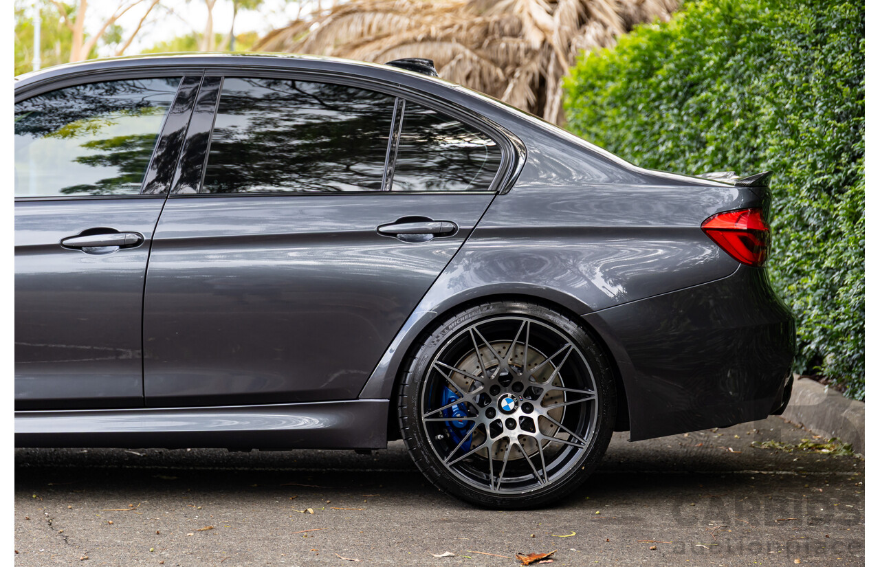 10/2018 BMW M3 Competition (RWD) F80 MY18 4d Sedan Sparkling Graphite Metallic Twin Turbo 3.0L