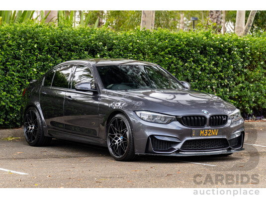 10/2018 BMW M3 Competition (RWD) F80 MY18 4d Sedan Sparkling Graphite Metallic Twin Turbo 3.0L