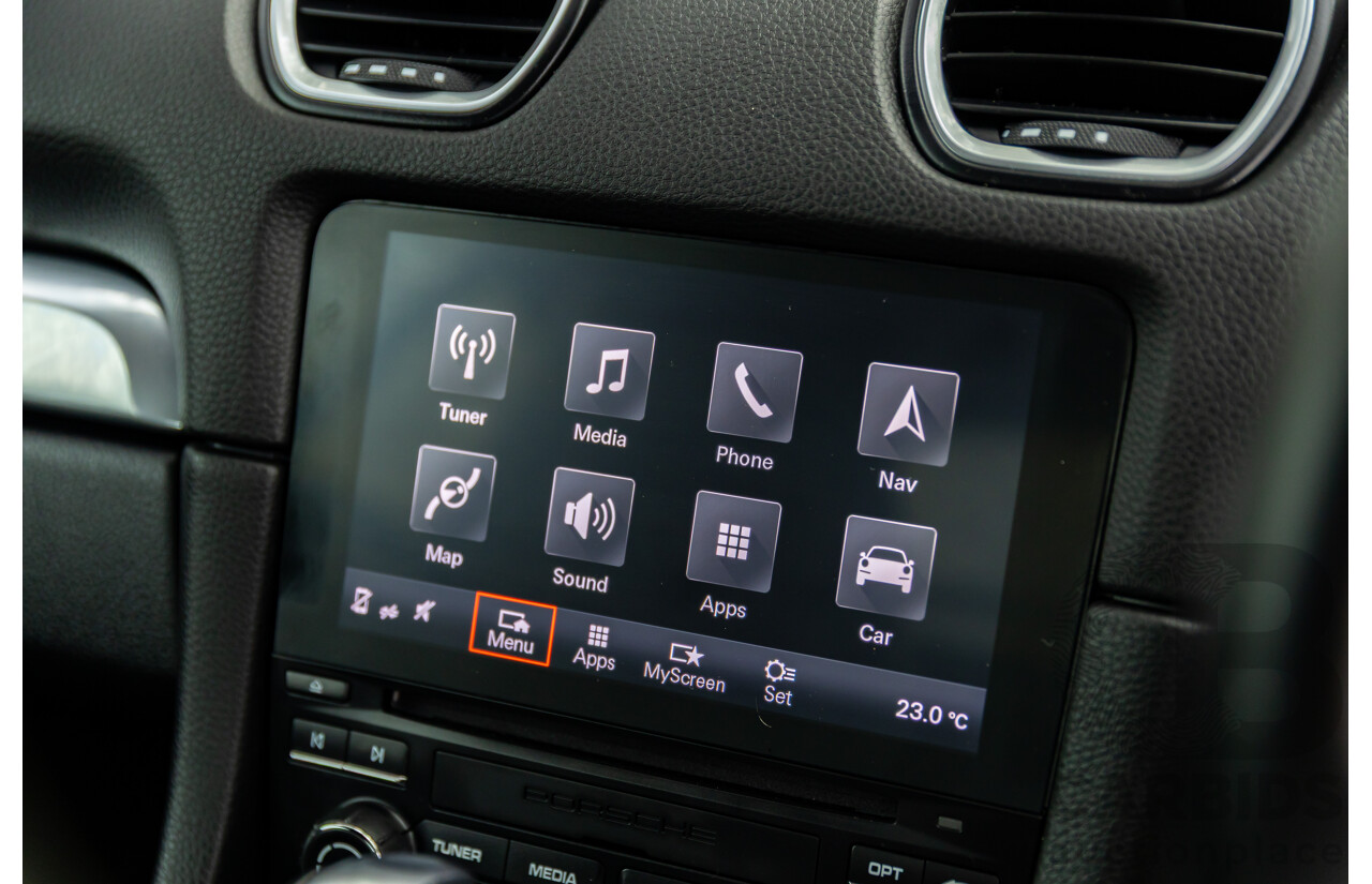 09/2017 Porsche 718 Cayman (RWD) 982 MY18 2d Coupe Sapphire Blue Metallic Turbo 2.0L