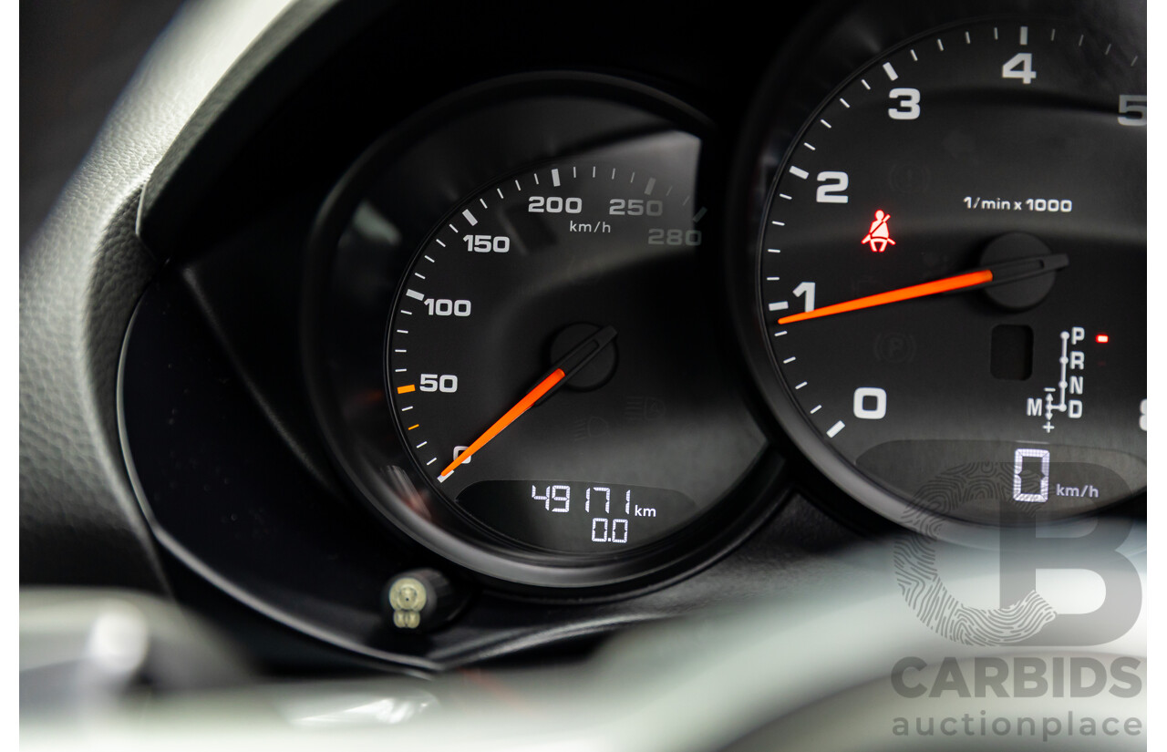 09/2017 Porsche 718 Cayman (RWD) 982 MY18 2d Coupe Sapphire Blue Metallic Turbo 2.0L