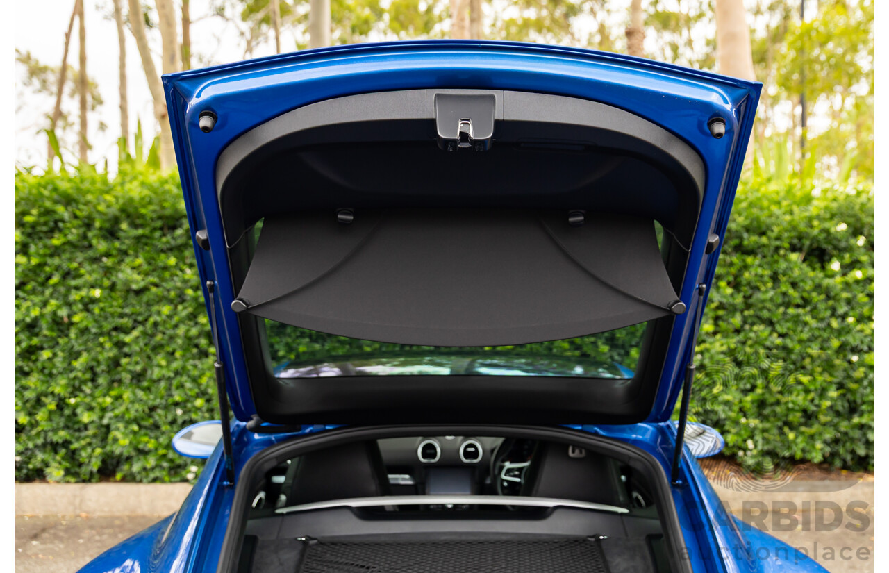 09/2017 Porsche 718 Cayman (RWD) 982 MY18 2d Coupe Sapphire Blue Metallic Turbo 2.0L