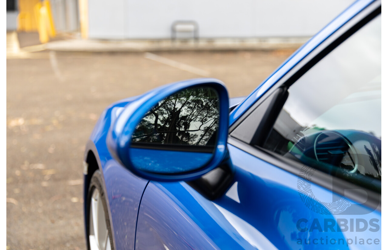 09/2017 Porsche 718 Cayman (RWD) 982 MY18 2d Coupe Sapphire Blue Metallic Turbo 2.0L