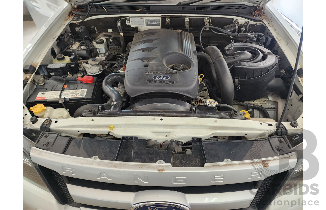7/2009 Ford Ranger XL (4x2) PK Dual Cab P/Up White 3.0L