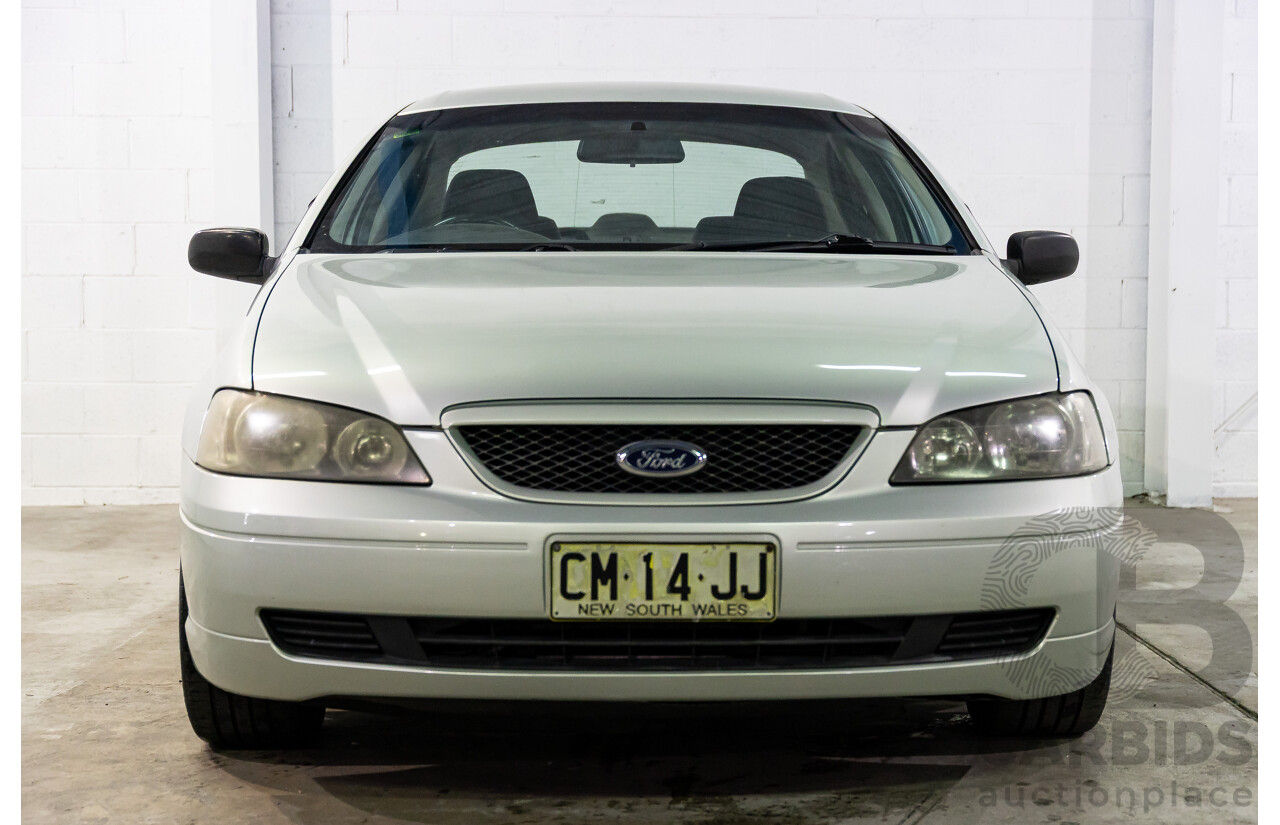 2/2003 Ford Falcon XT BA 4d Sedan Light Satin Veil Metallic 4.0L