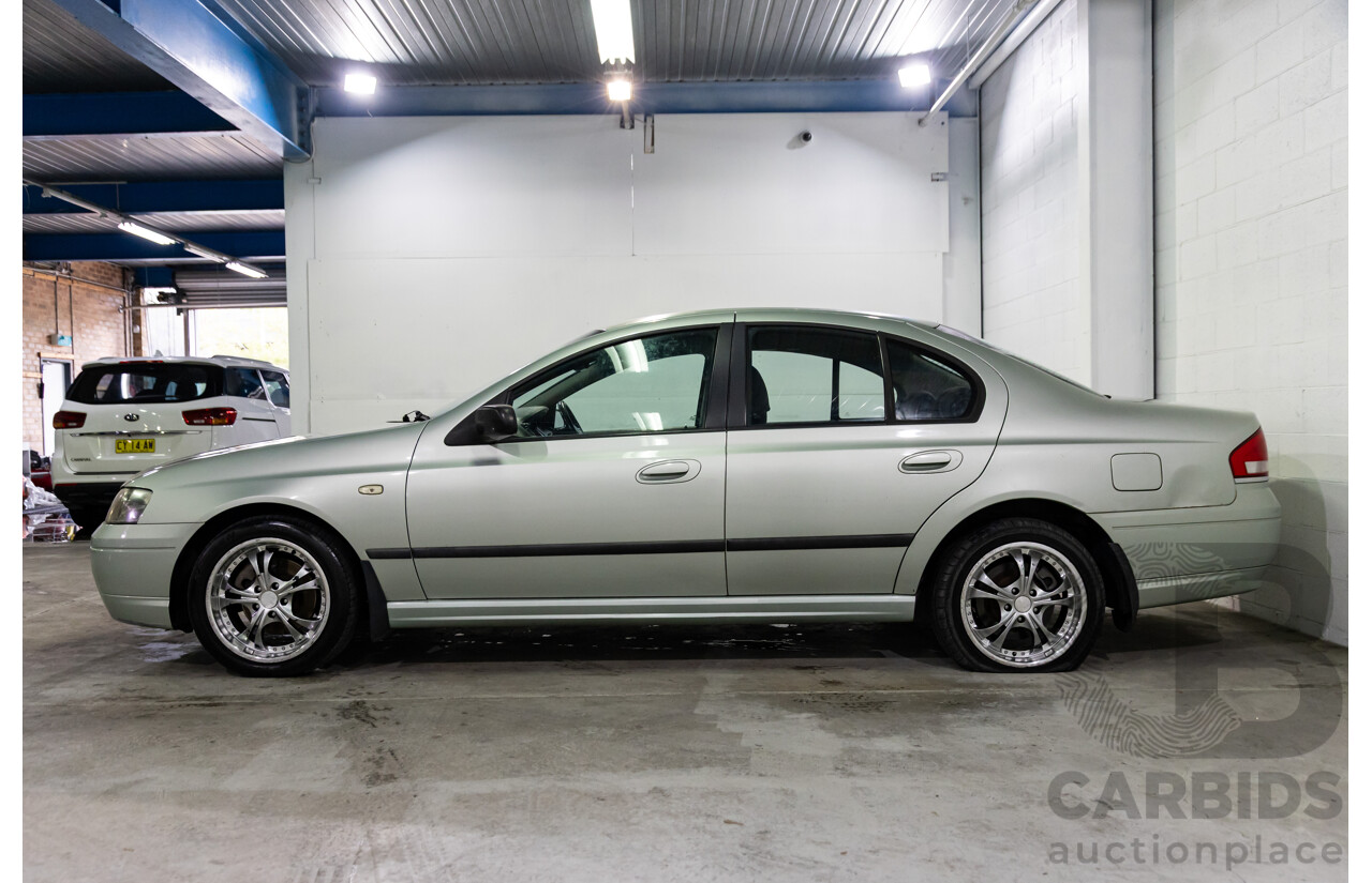 2/2003 Ford Falcon XT BA 4d Sedan Light Satin Veil Metallic 4.0L