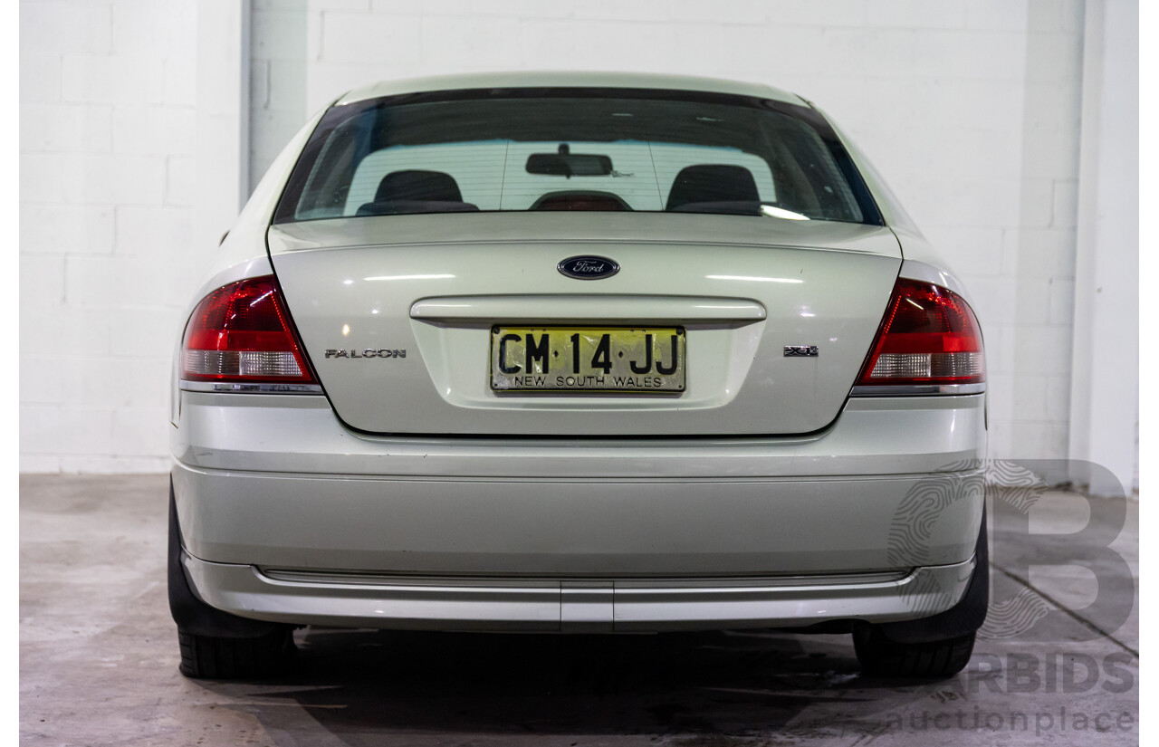 2/2003 Ford Falcon XT BA 4d Sedan Light Satin Veil Metallic 4.0L
