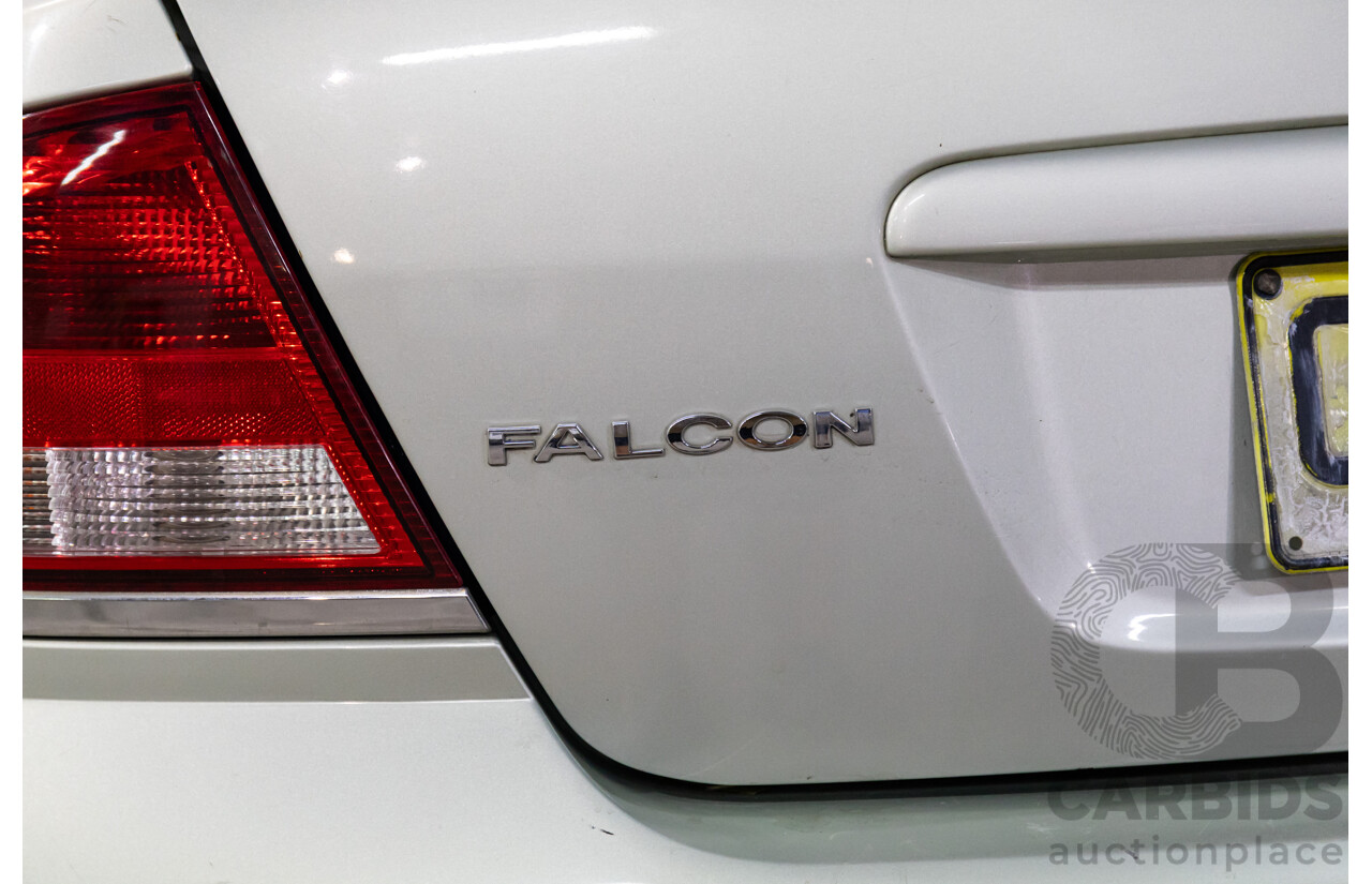 2/2003 Ford Falcon XT BA 4d Sedan Light Satin Veil Metallic 4.0L
