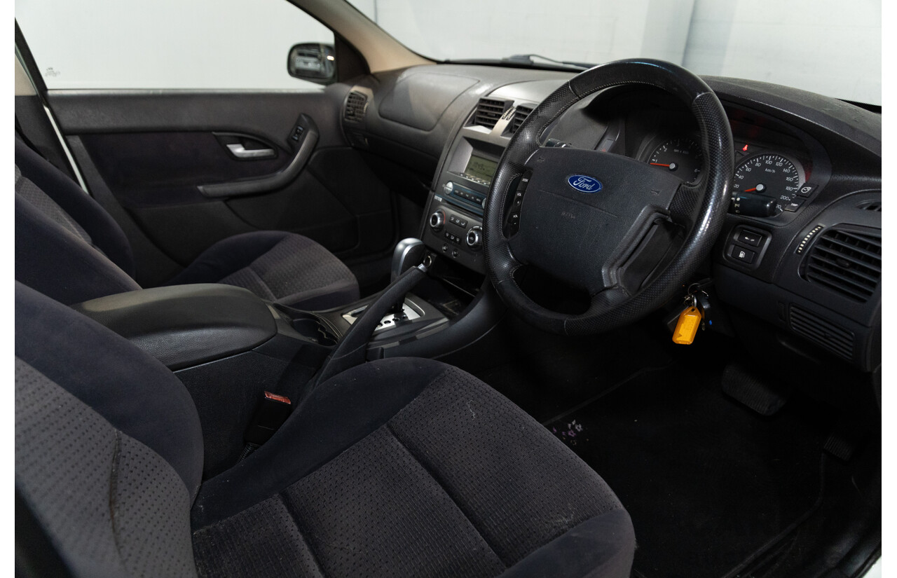 2/2003 Ford Falcon XT BA 4d Sedan Light Satin Veil Metallic 4.0L