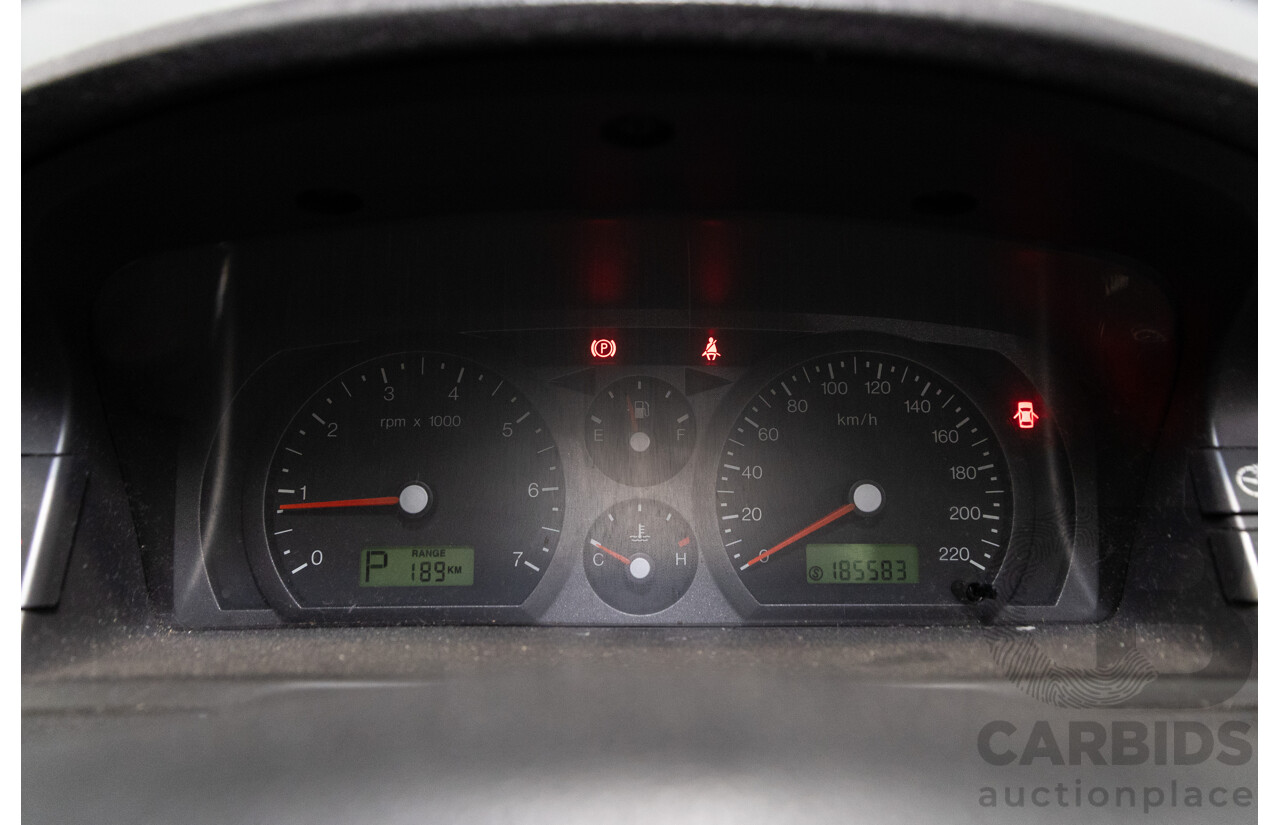 2/2003 Ford Falcon XT BA 4d Sedan Light Satin Veil Metallic 4.0L