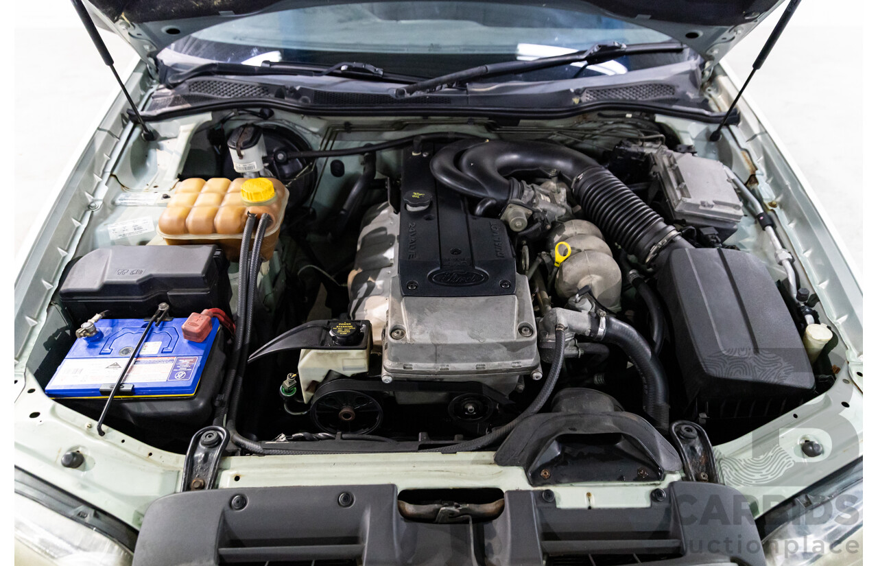 2/2003 Ford Falcon XT BA 4d Sedan Light Satin Veil Metallic 4.0L