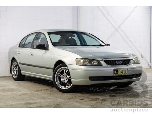2/2003 Ford Falcon XT BA 4d Sedan Light Satin Veil Metallic 4.0L