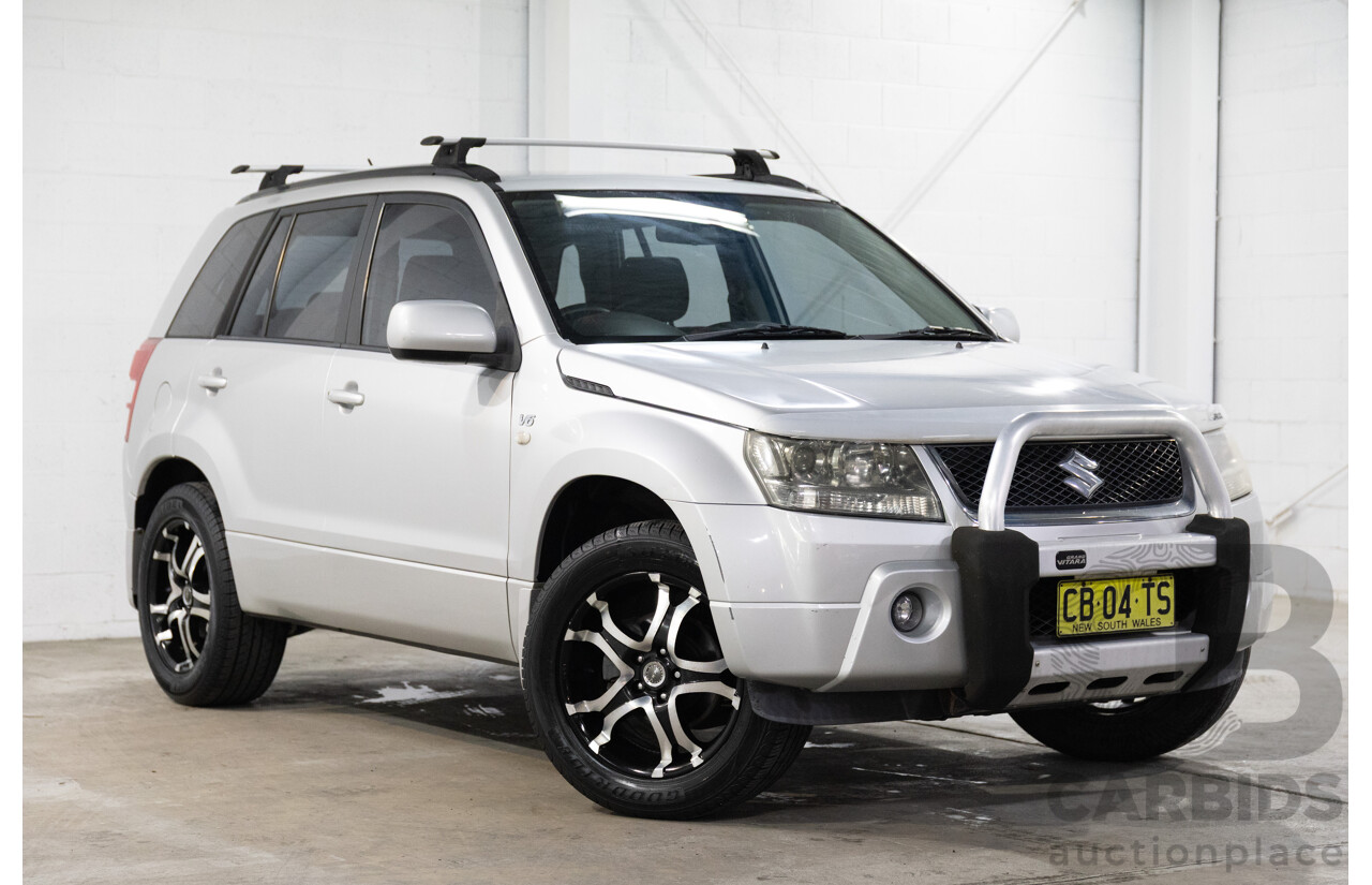 3/2008 Suzuki Grand Vitara (4x4) JT MY07 Upgrade 4d Wagon Silky Silver Metallic V6 2.7L