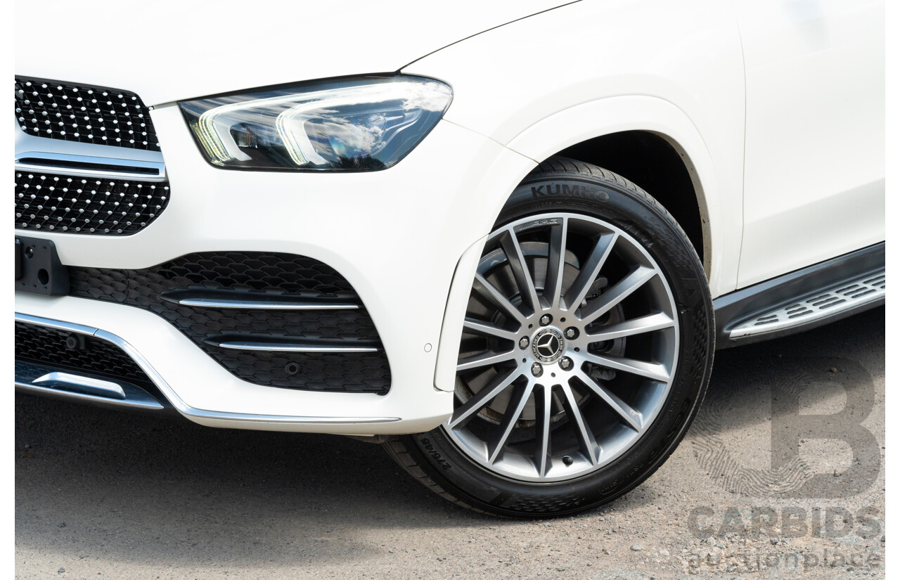 4/2021 Mercedes-Benz GLE 400d 4MATIC (AWD) V167 MY21.5 4D Wagon Diamond White Turbo Diesel 2.9L