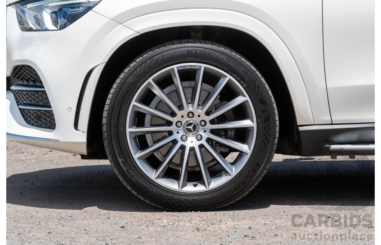 4/2021 Mercedes-Benz GLE 400d 4MATIC (AWD) V167 MY21.5 4D Wagon Diamond White Turbo Diesel 2.9L