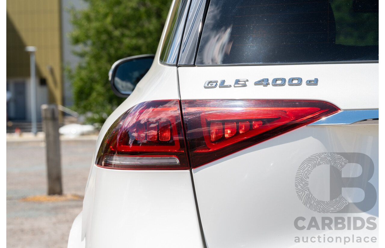 4/2021 Mercedes-Benz GLE 400d 4MATIC (AWD) V167 MY21.5 4D Wagon Diamond White Turbo Diesel 2.9L