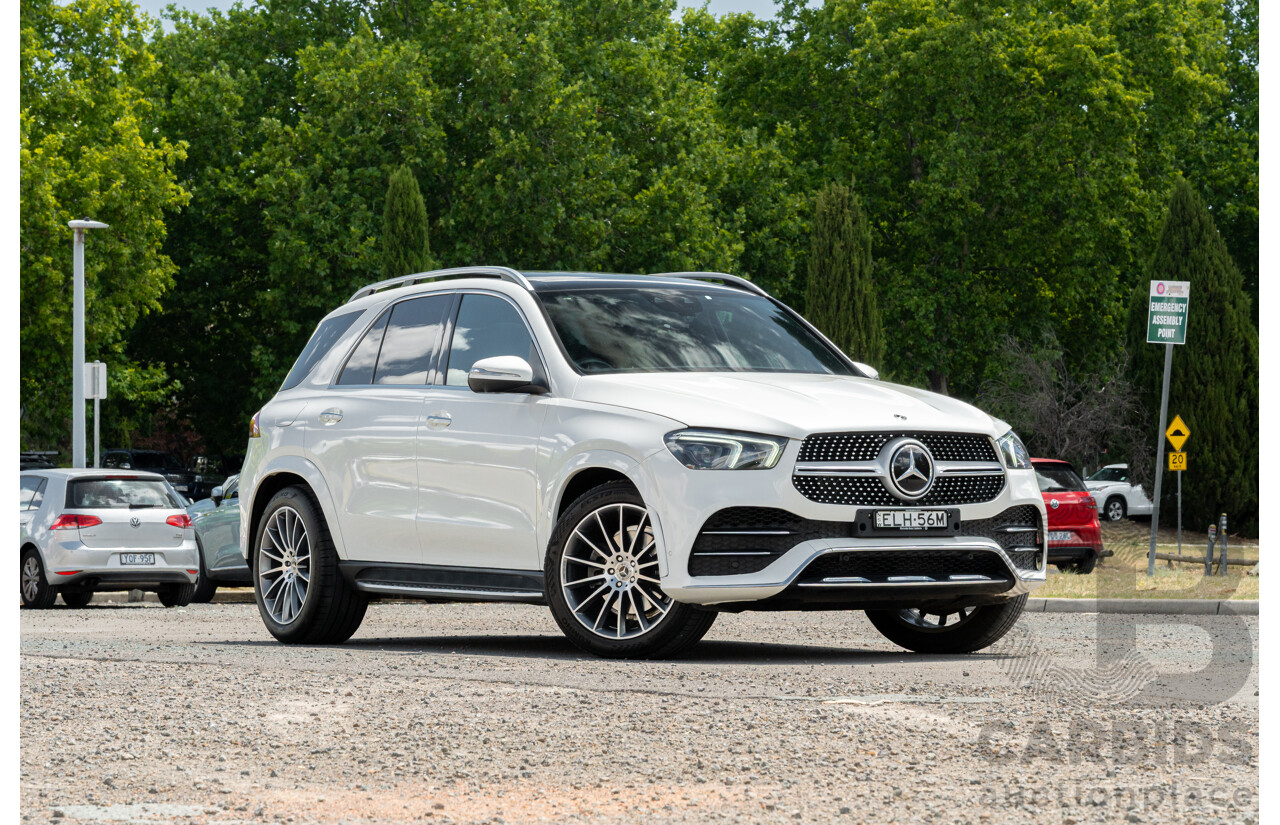4/2021 Mercedes-Benz GLE 400d 4MATIC (AWD) V167 MY21.5 4D Wagon Diamond White Turbo Diesel 2.9L
