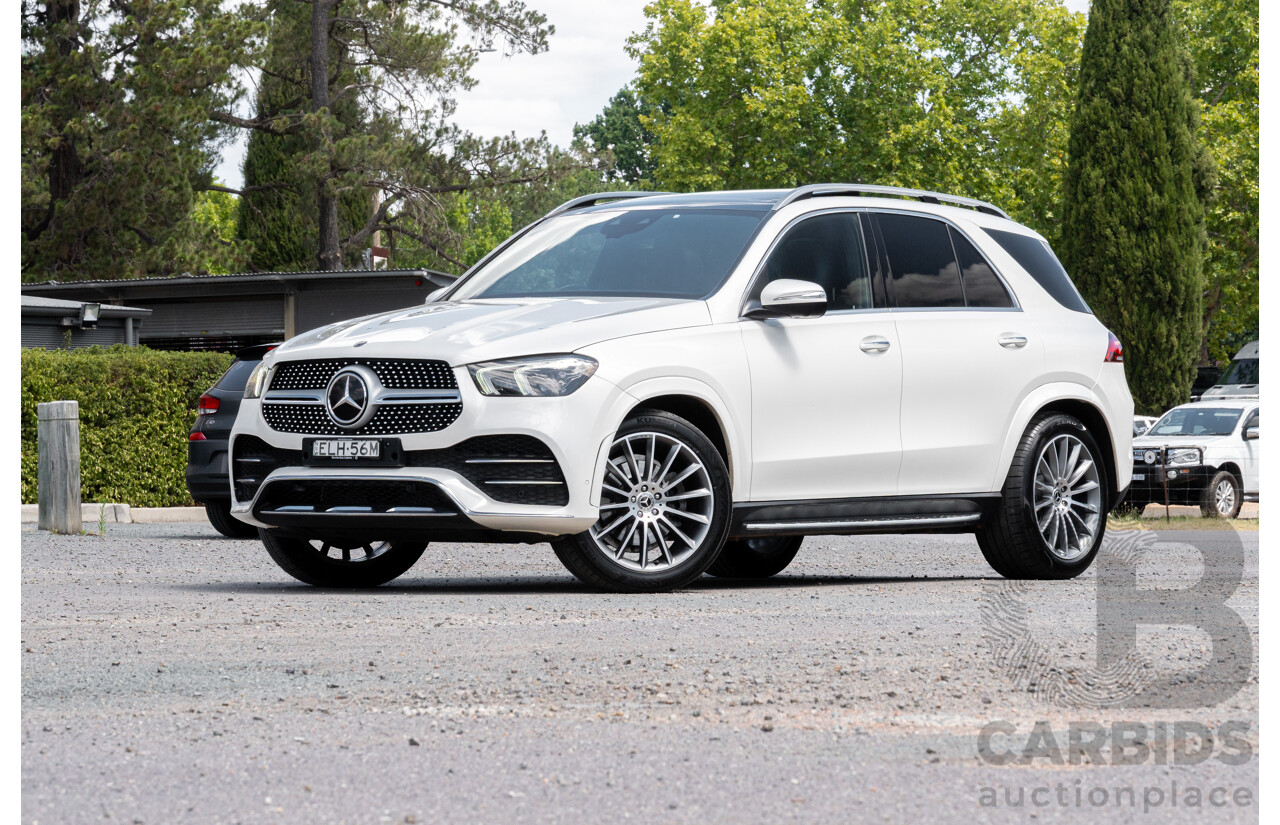 4/2021 Mercedes-Benz GLE 400d 4MATIC (AWD) V167 MY21.5 4D Wagon Diamond White Turbo Diesel 2.9L