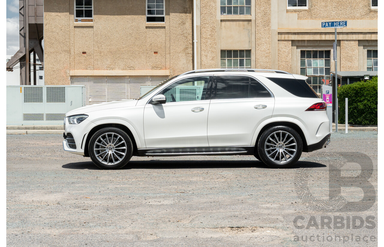 4/2021 Mercedes-Benz GLE 400d 4MATIC (AWD) V167 MY21.5 4D Wagon Diamond White Turbo Diesel 2.9L