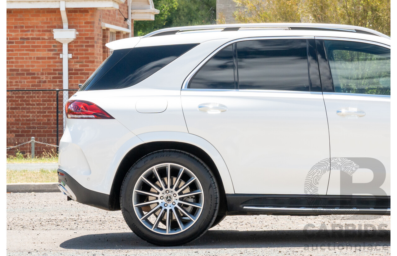 4/2021 Mercedes-Benz GLE 400d 4MATIC (AWD) V167 MY21.5 4D Wagon Diamond White Turbo Diesel 2.9L